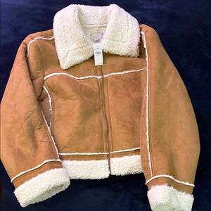 The Loft Tan Shearling Jacket